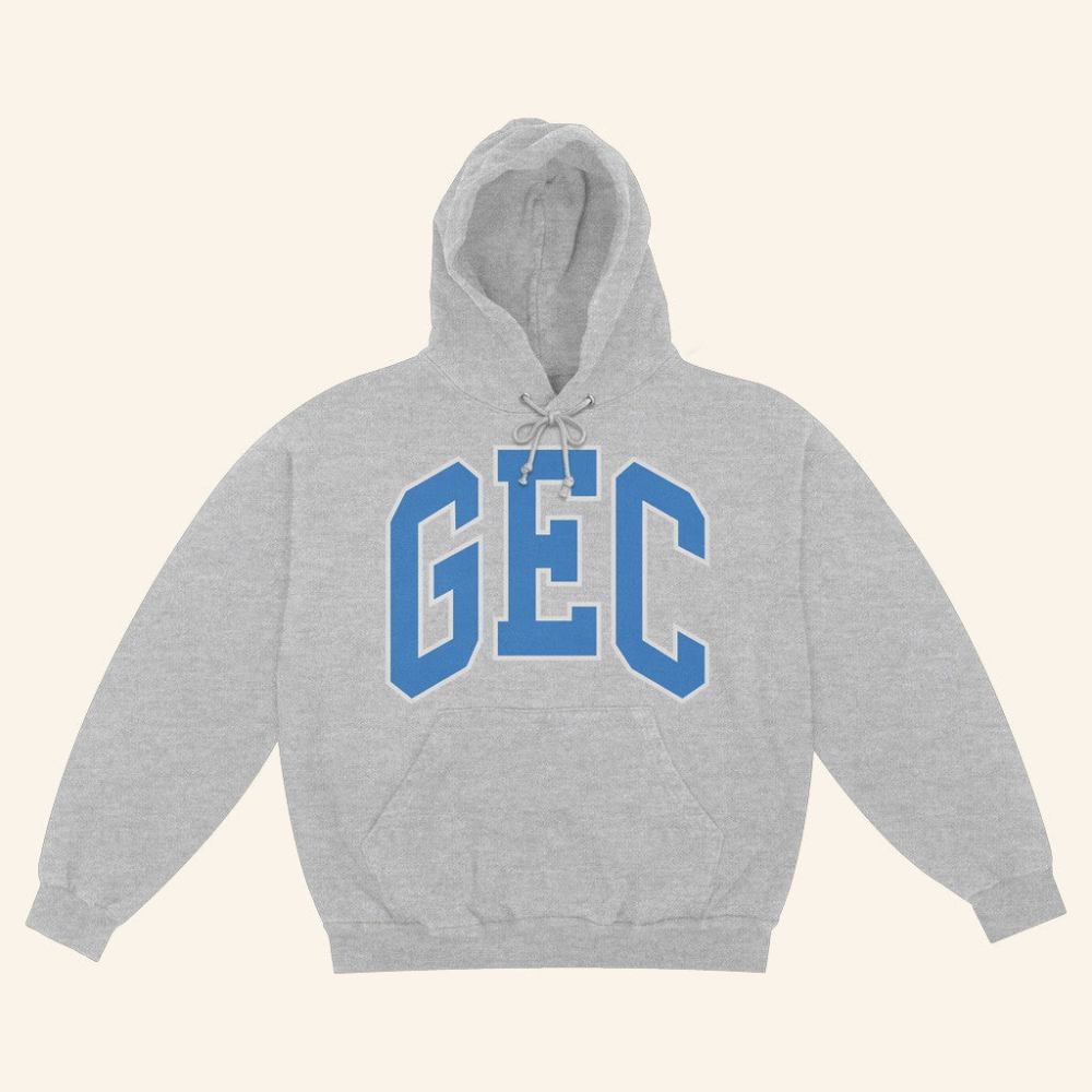 100 Gecs Merch Varsity Grey Hoodie Gift Ideas For Husband - Gypsysystersgift