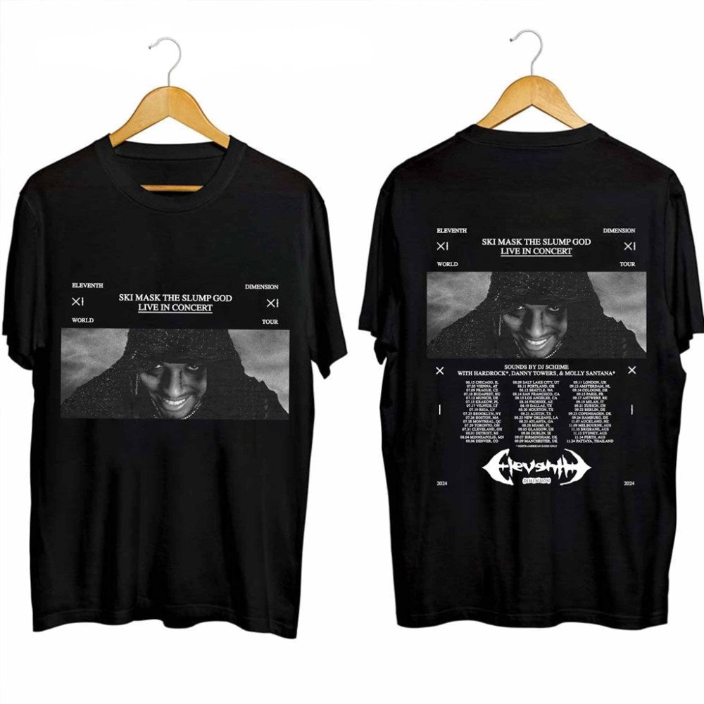 11th Dimension Ski Mask The Slump God Tour Shirt Fan Merch Gift For Rap Lovers - Gypsysystersgift