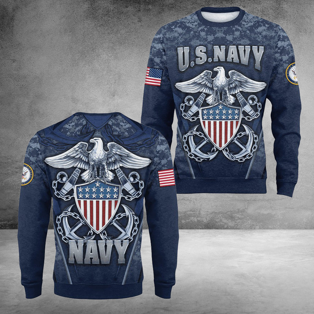 US Navy 250Th Years Of Service Fleece Sweatshirt United States Gifts For Her