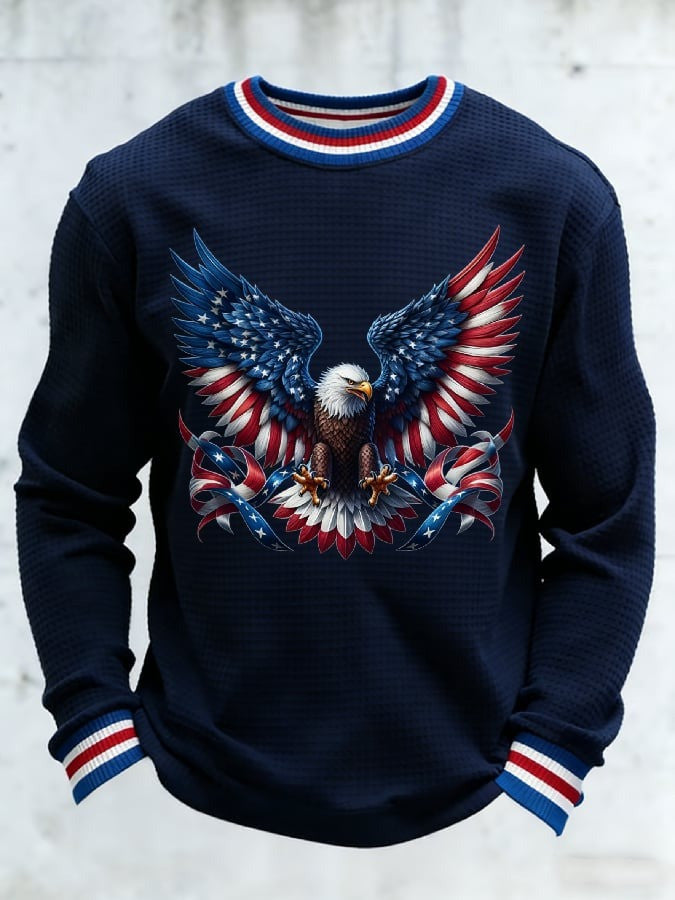 US 250th Anniversary Long Sleeve Shirt Mens 1776 2026 Bald Eagle Graphic Patriotic Gift