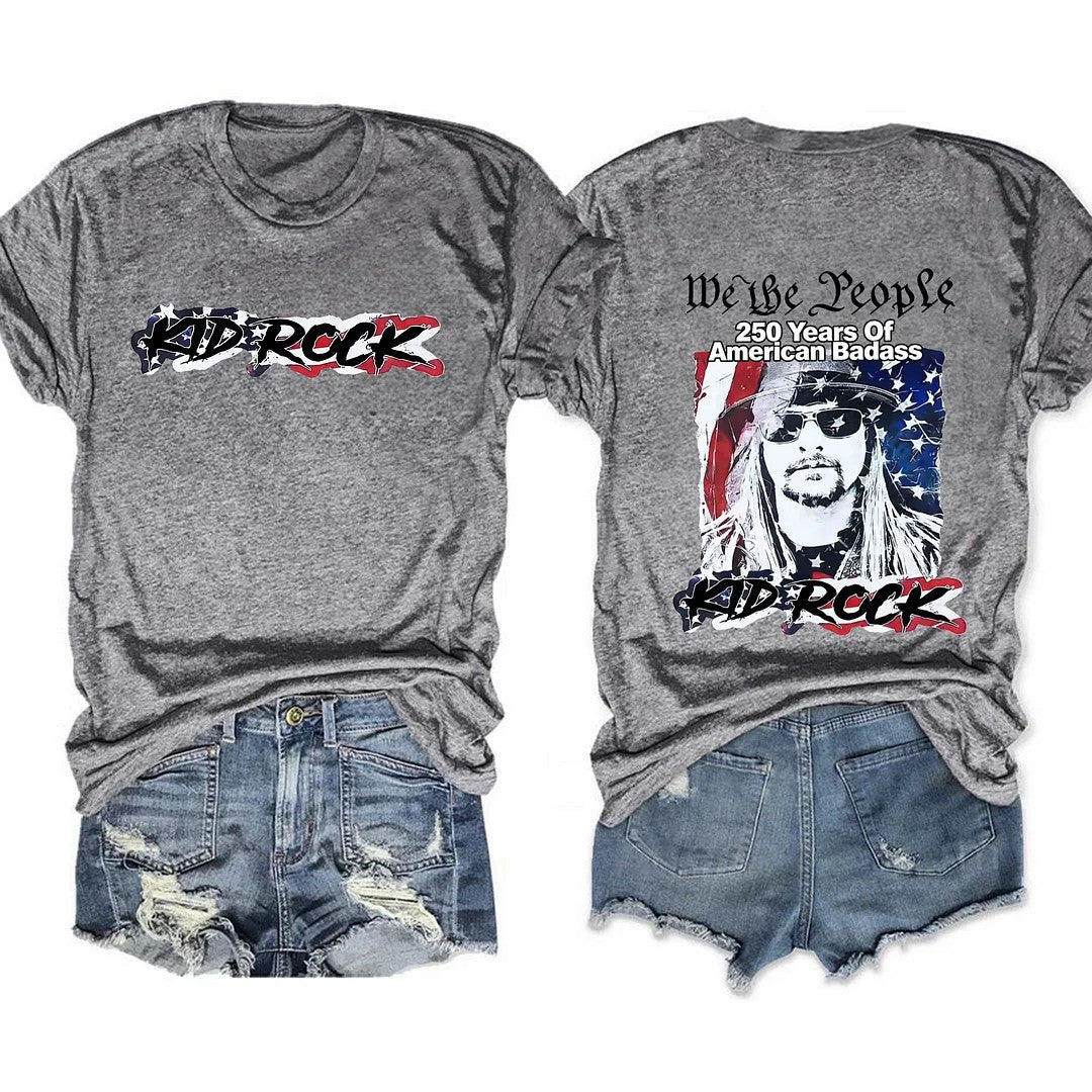 Freedom 250 Tour Merch We The People Kid Rock Tee Fourth of July Gift for Wife