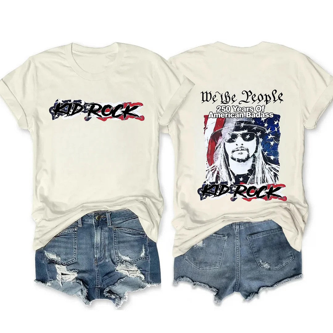 Freedom 250 Tour Merch We The People Kid Rock Tee Fourth of July Gift for Wife