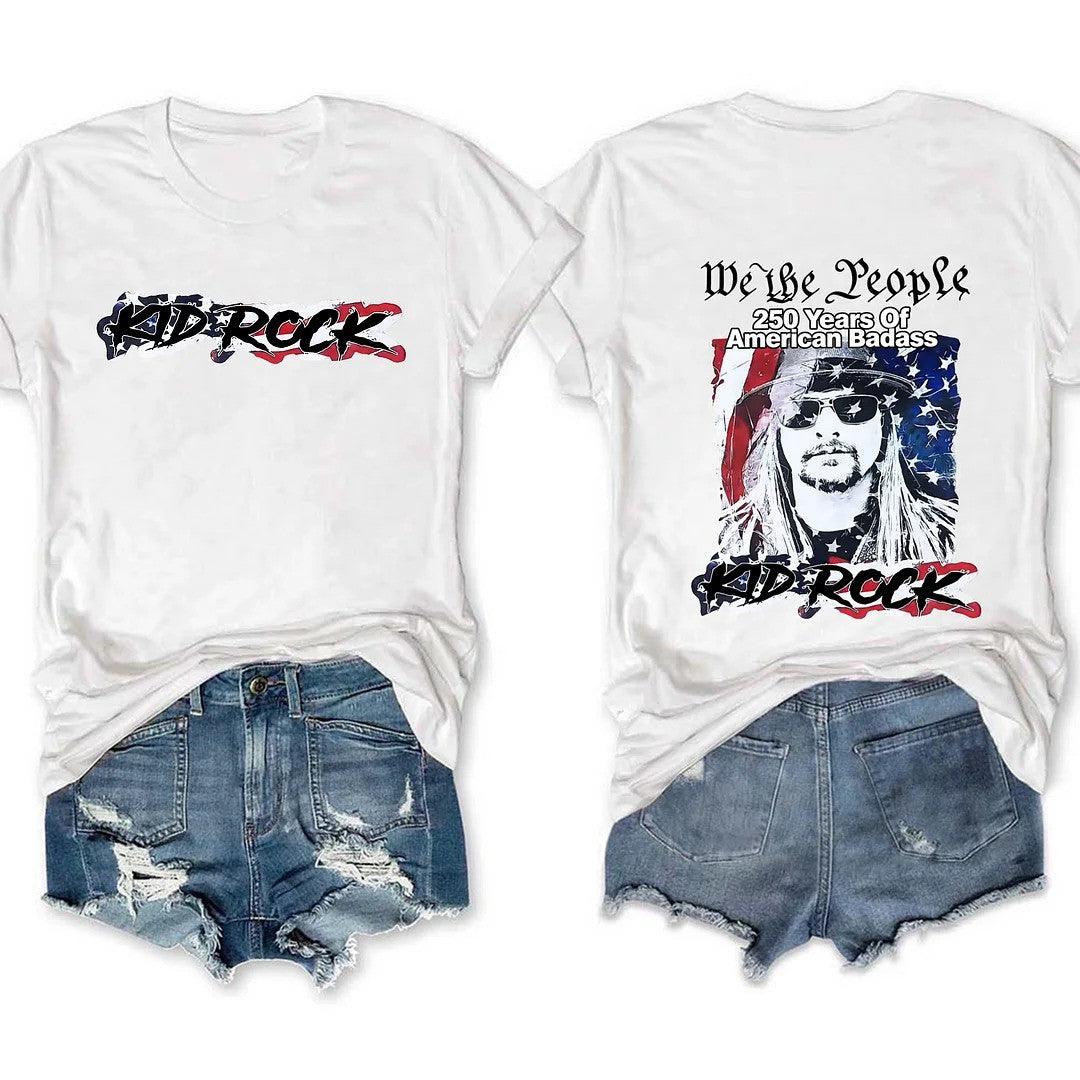 Freedom 250 Tour Merch We The People Kid Rock Tee Fourth of July Gift for Wife