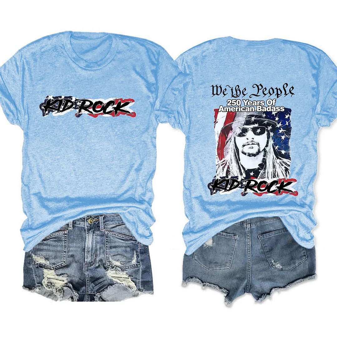 Freedom 250 Tour Merch We The People Kid Rock Tee Fourth of July Gift for Wife