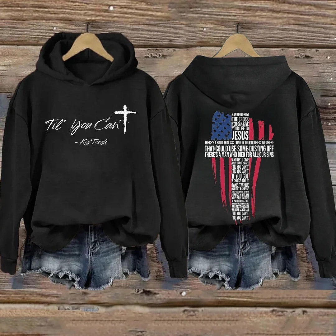 Kid Rock Freedom 250 Tour Merch Till You Can't Kid Rock Hoodie Concert Gift for Wife