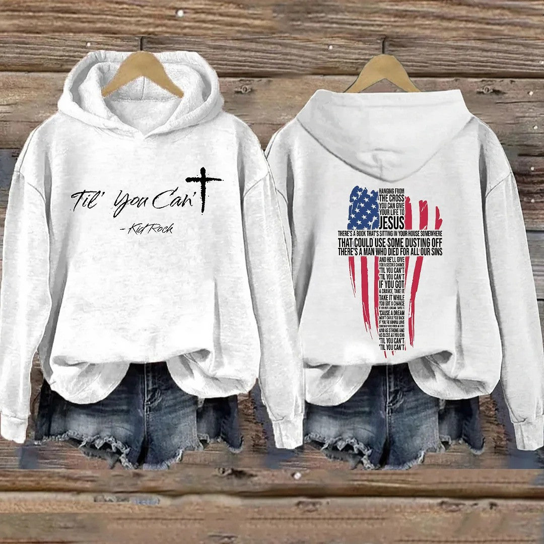 Kid Rock Freedom 250 Tour Merch Till You Can't Kid Rock Hoodie Concert Gift for Wife