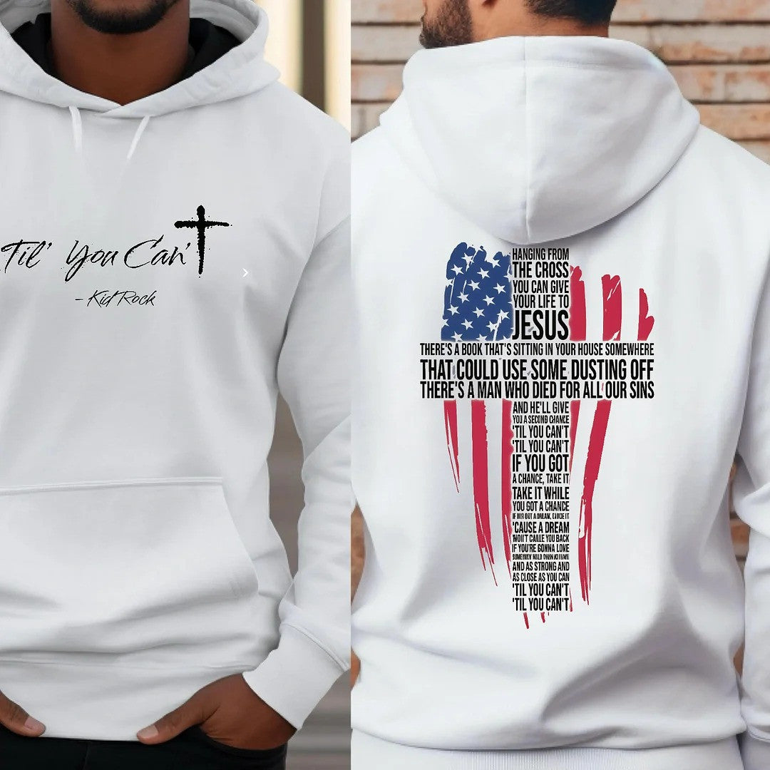 Kid Rock Freedom 250 Tour Merch Till You Can't Kid Rock Hoodie Music Lovers Gift