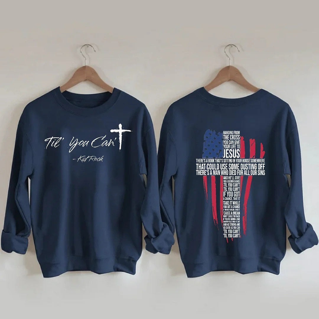 Kid Rock Freedom 250 Tour Merch Till You Can't Kid Rock Sweatshirt Gift for Bestie