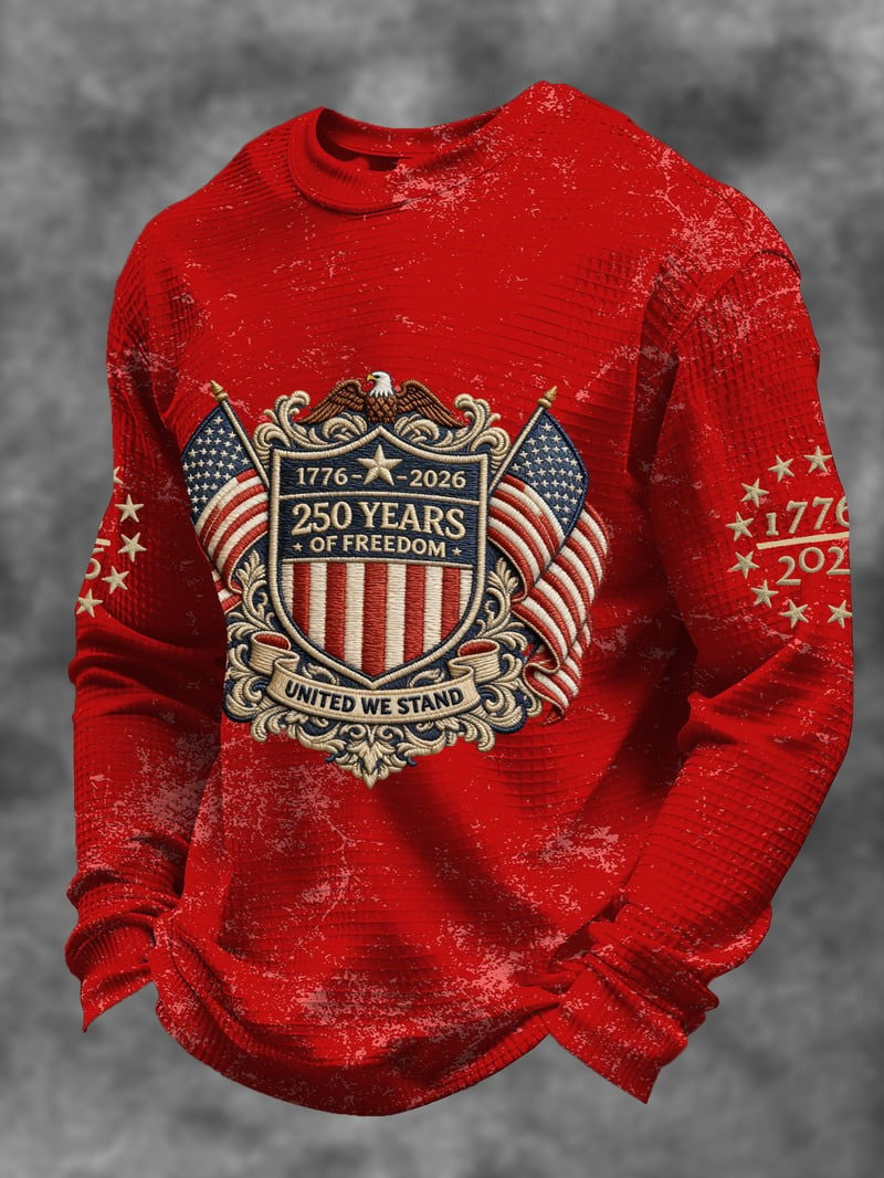 250 Years Of Freedom Long Sleeve Shirt United We Stand Apparel Gift For Him
