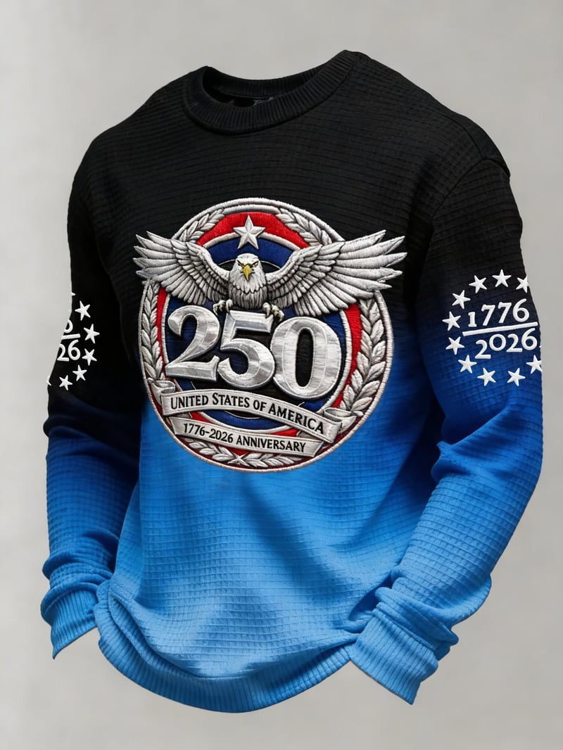 250 United States Of America Long Sleeve Shirt 1776 2026 Anniversary Apparel Gift For Him