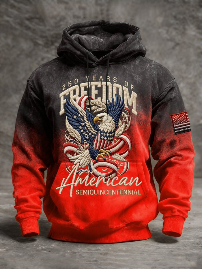 250 Years of Freedom Hoodie 1776 2026 Semiquincentennial Commemorative Merch Gift For Him