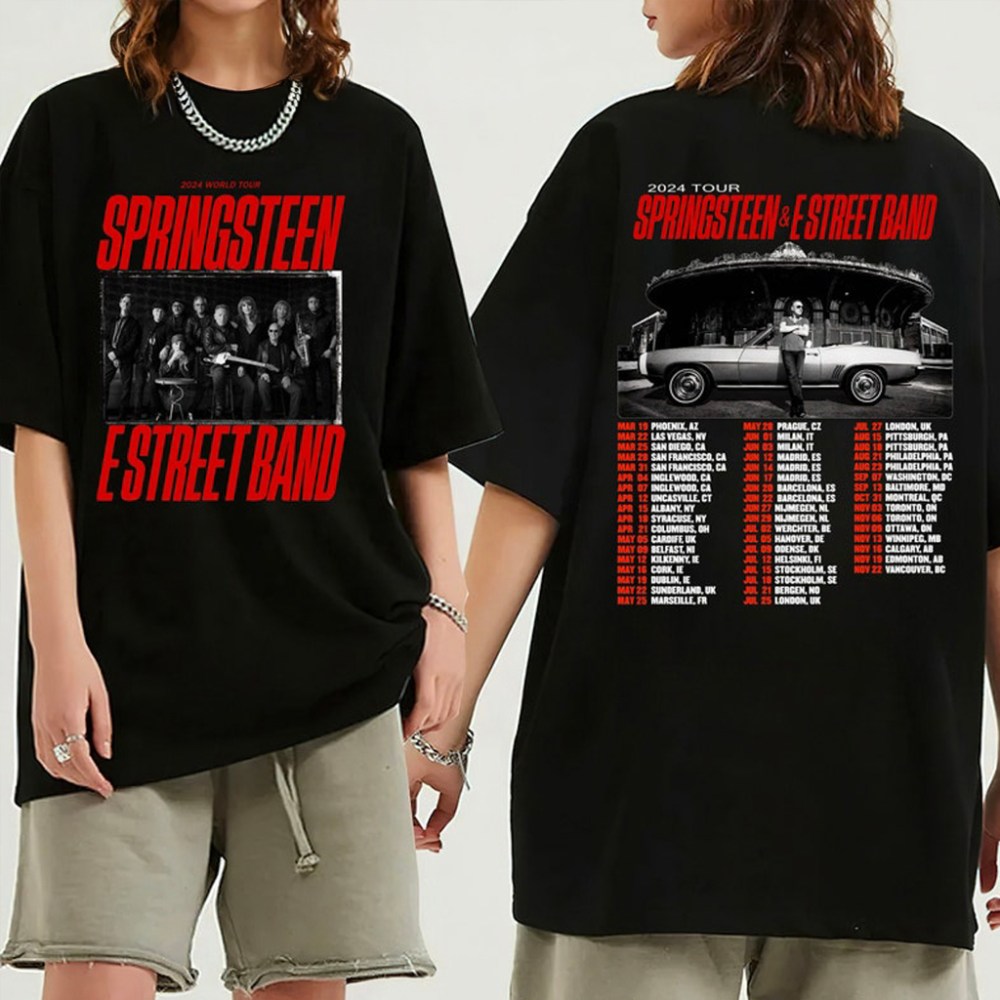 2024 Bruce Springsteen And E Street Band Tour Shirt Unique Gifts For Music Lovers - Gypsysystersgift