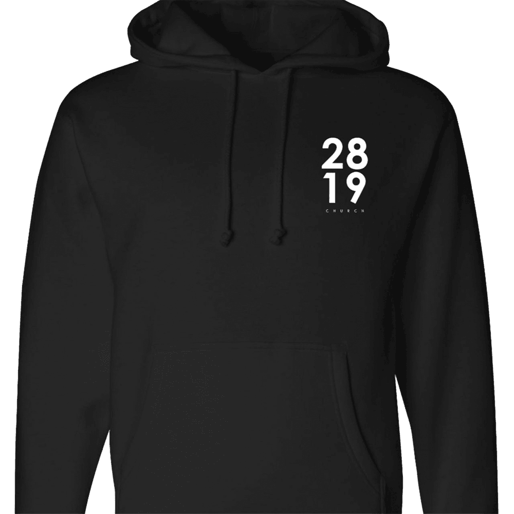 2819 Merch 2819 Church Merchandise Black Hoodie Father's Day Presents For Son Gift Idea for Him - Gypsysystersgift