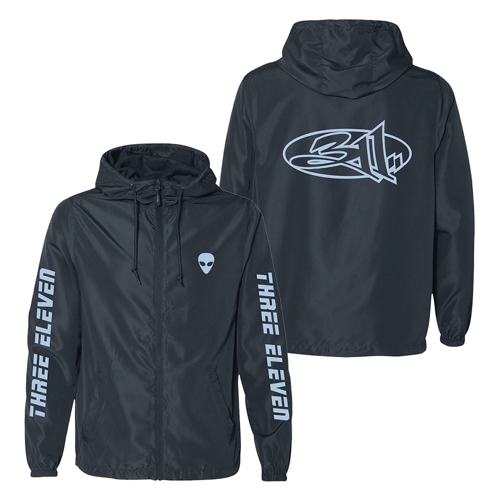 311 Merch 311 Blue Album Windbreaker Jacket Gifts For Music Fans Birthday Gift for Husband - Gypsysystersgift
