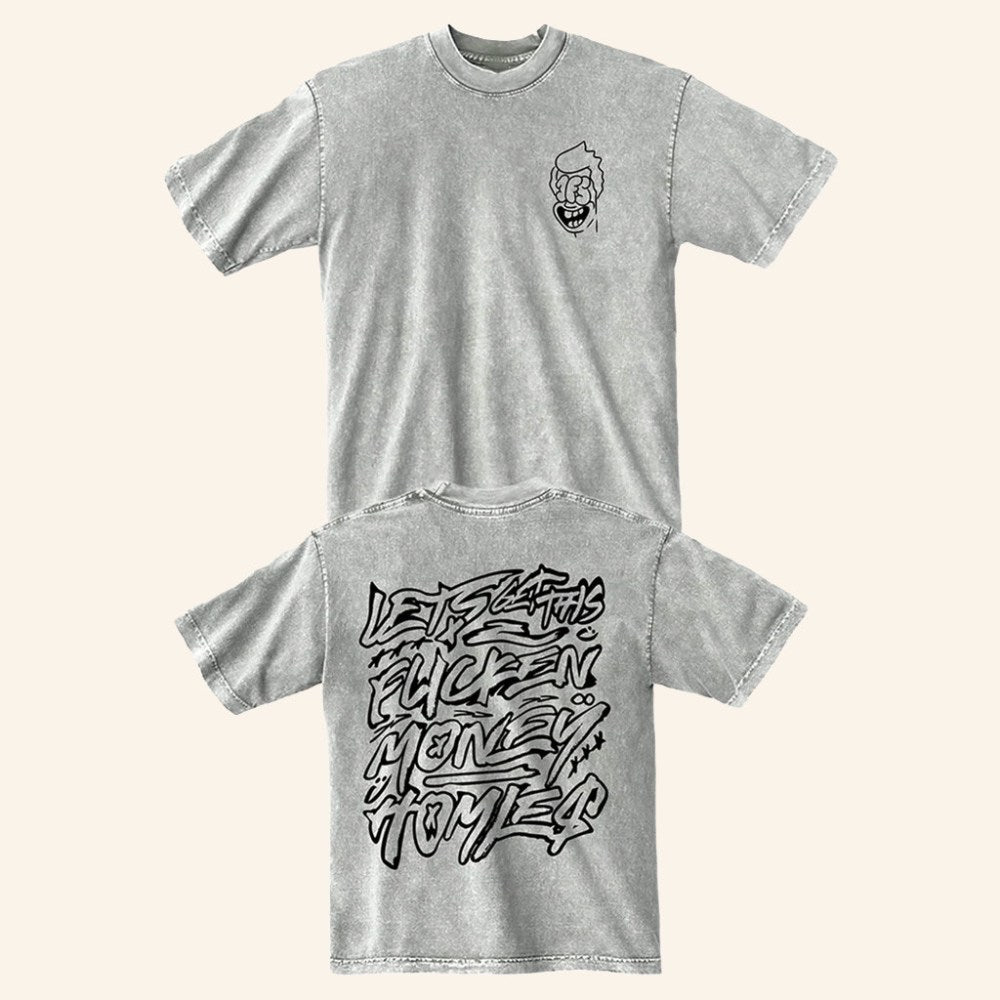 3FS Merch Flickin Money Wash T-Shirt 3FS Shirt Gift Ideas For Him - Gypsysystersgift