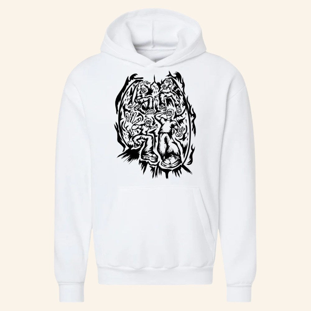 3FS Merch White Friends Hoodie 3FS Hoodie Best Gifts For Dad - Gypsysystersgift