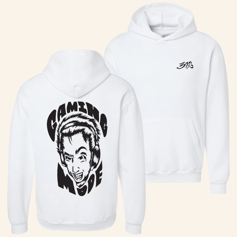 3FS Merch White Gaming Mode Hoodie 3FS Hoodie Birthday Present For Him - Gypsysystersgift