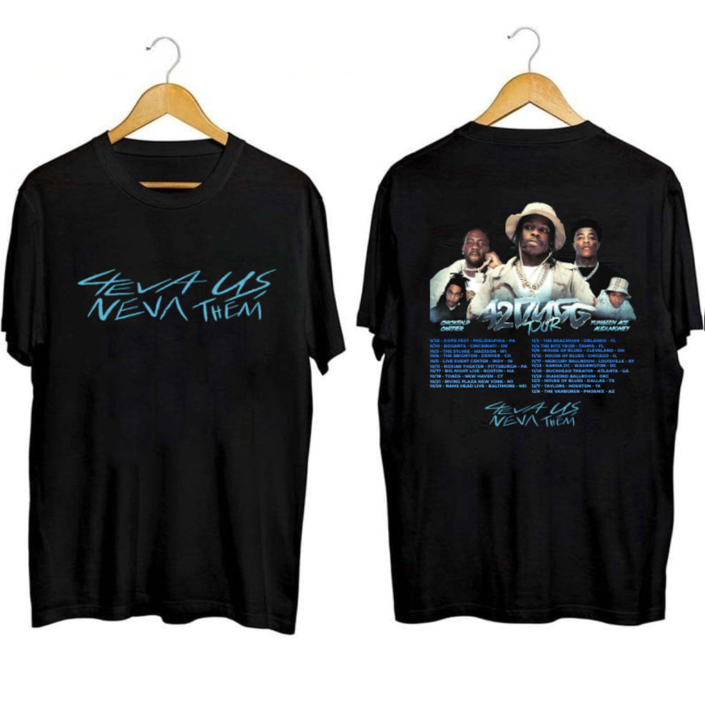 42 Dugg 4eva Us Neva Them Tour Shirt 42 Dugg Merch Gifts For Rapper Fans - Gypsysystersgift