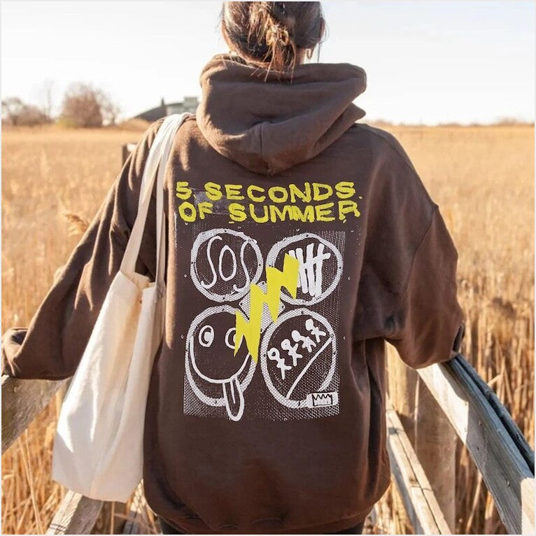 5 Seconds Of Summer Hoodie 5Sos Gifts For Her Merch Apparel - Gypsysystersgift