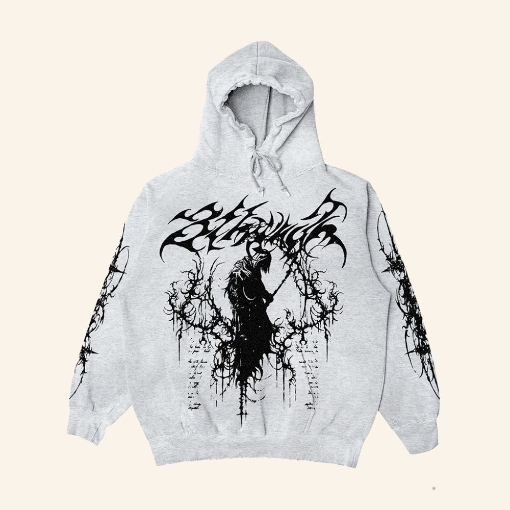 8THWNDR Merch Scripture Reaper Hoodie Unique Gifts For Boyfriend - Gypsysystersgift