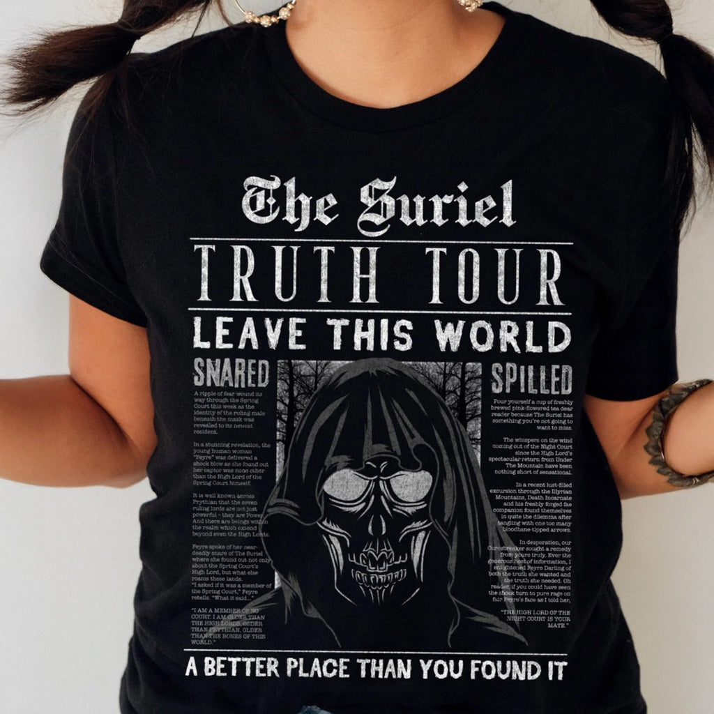 A Court Of Thorns And Roses Merch The Suriel Truth Tour Shirt ACOTAR Merch Gifts Ideas For Her - GypsysystersGift