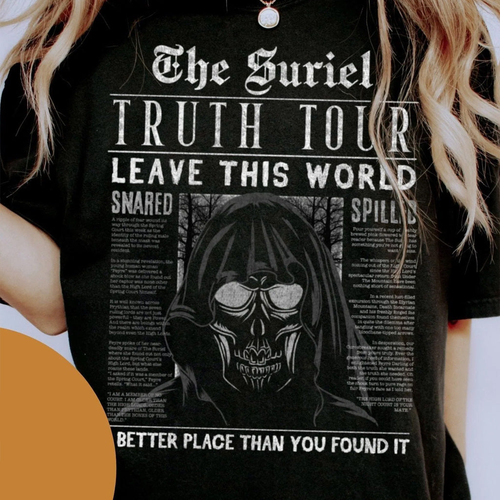 A Court Of Thorns And Roses Merch The Suriel Truth Tour T-Shirt ACOTAR Merch Present For Her - GypsysystersGift