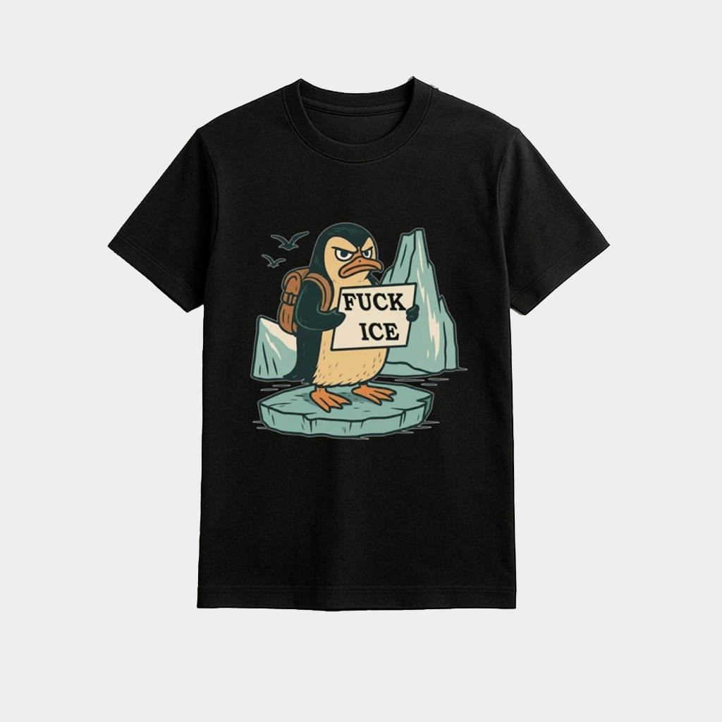 Abolish ICE Shirt Funny Penguin T-Shirt Gifts For Him Her - GypsysystersGift