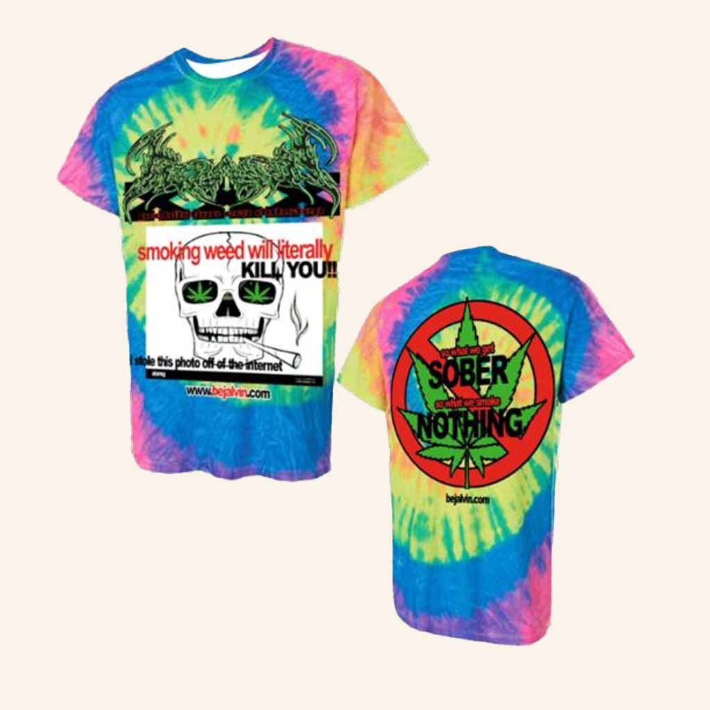 Abysmal Clothes Merch Bejalvin Tie Dye Weed T-Shirt Christmas Gifts For Friends - GypsysystersGift