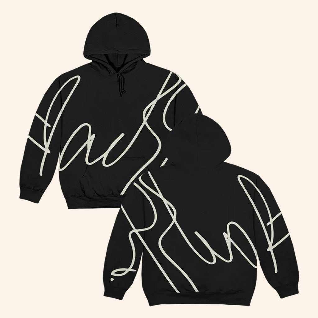 Adele Merch Black Signature Hoodie Birthday Gifts For Music Lovers - Gypsysystersgift