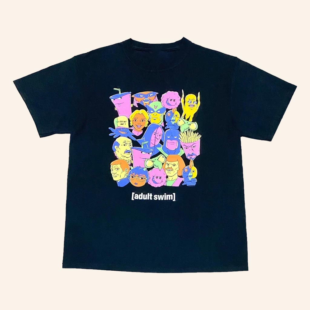 Adult Swim Merch Carl's Jr Adult Swim Character T-Shirt Gifts For Husband - GypsysystersGift