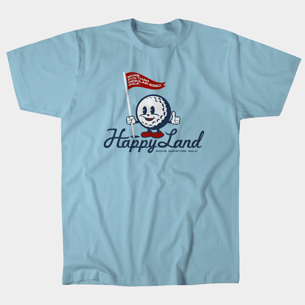 Alamo Drafthouse Merch Happy Land T-Shirt Presents For Son - GypsysystersGift