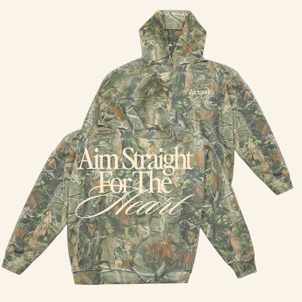 Alexandra Kay Merch Straight For The Heart Camo Hoodie Gifts Ideas For Fans - Gypsysystersgift