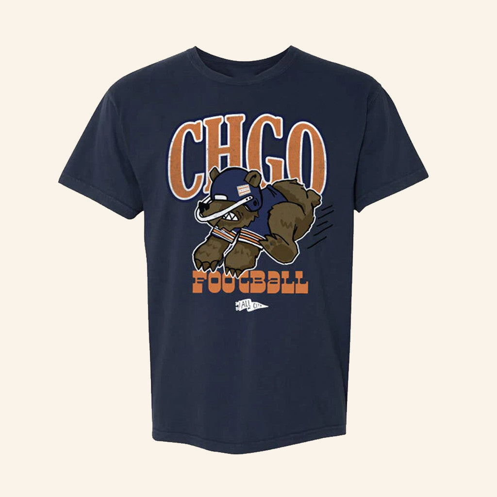 Allcity Network Merch CHGO Football Cartoon T-Shirt Best Gifts For Him - GypsysystersGift