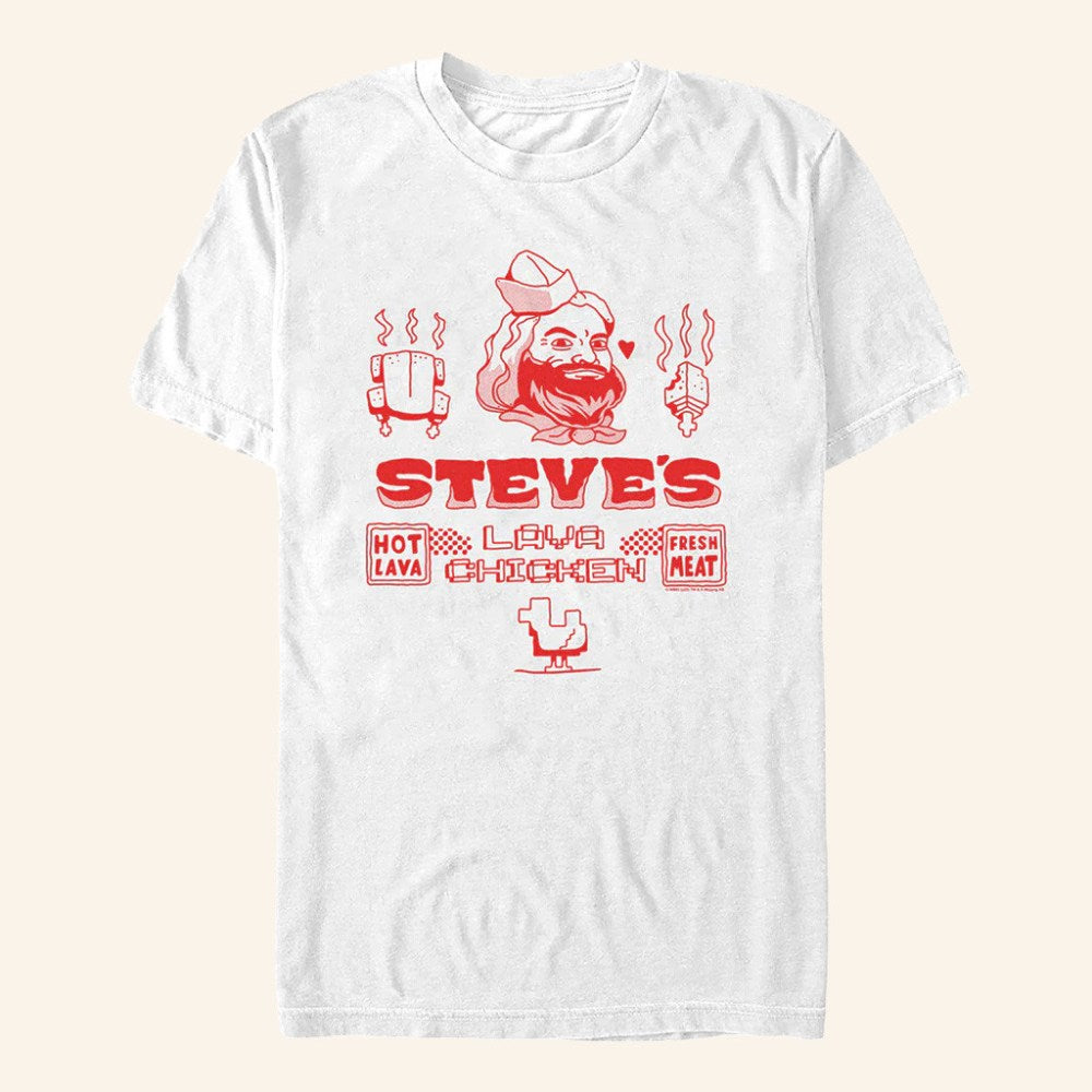 AMC Theatres Merch A Minecraft Movie Steve's Lava Chicken T-Shirt Gifts For Him - Gypsysystersgift
