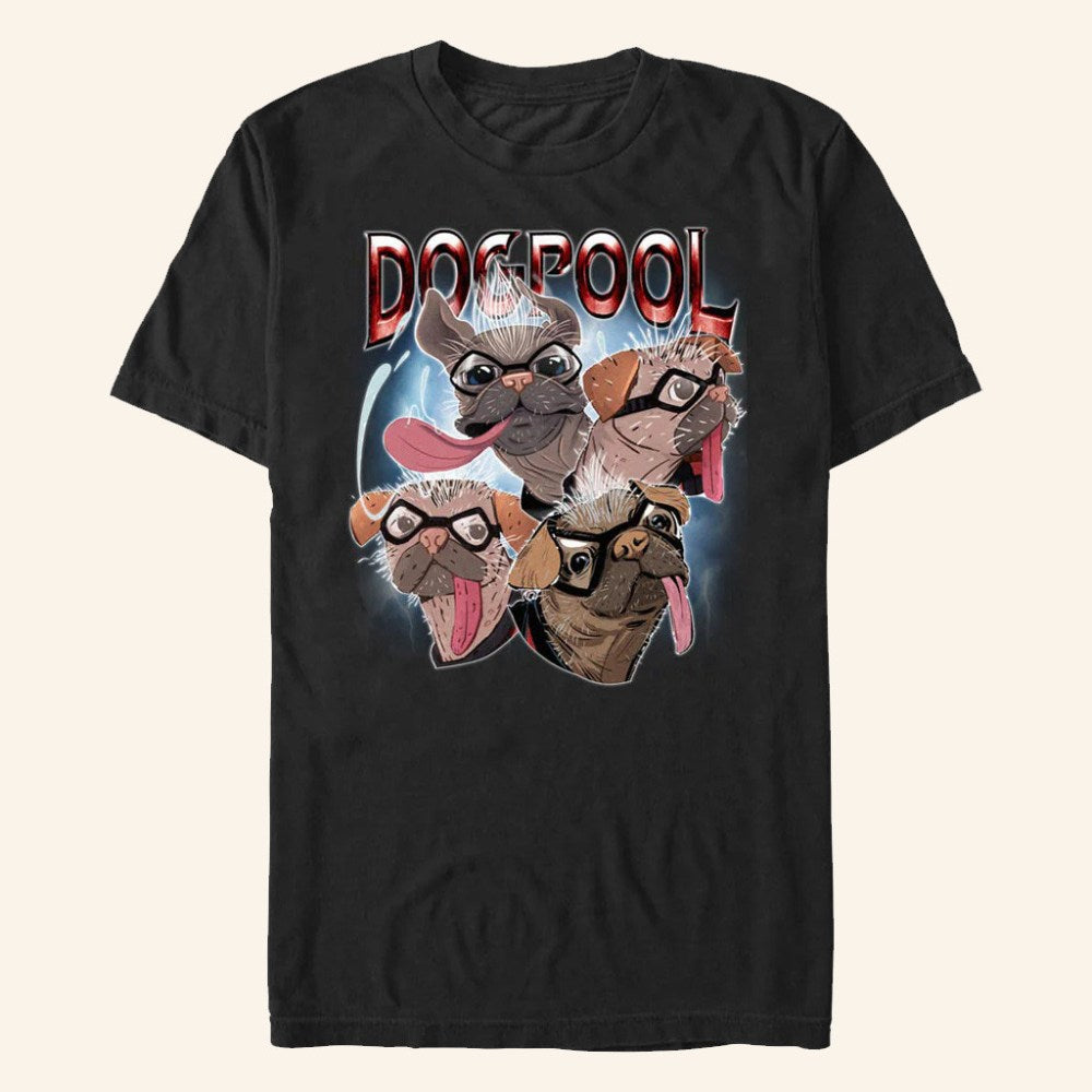 AMC Theatres Merch Deadpool And Wolverine Dogpool And Lightning T-Shirt Gifts For Him - Gypsysystersgift