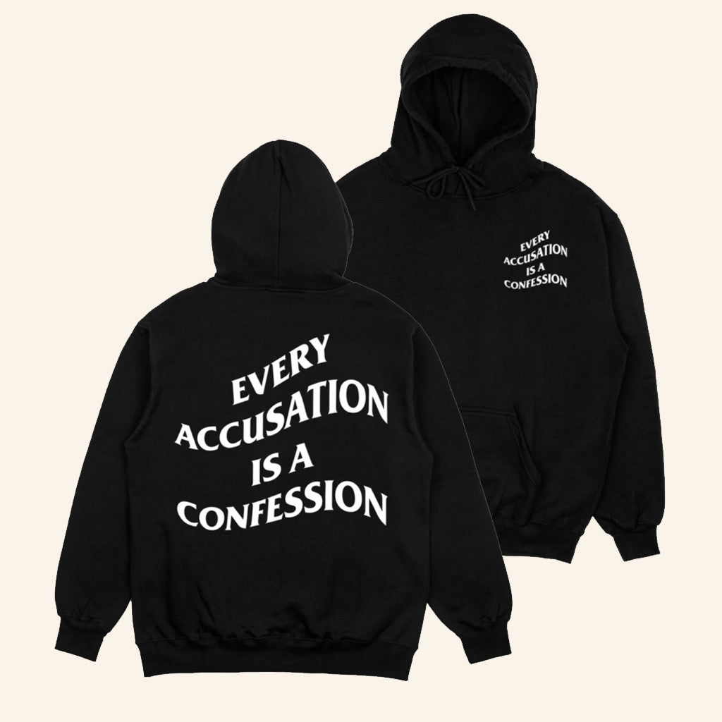 America Hates Merch Every Accusation Is A Confession Hoodie Gifts For Him - Gypsysystersgift