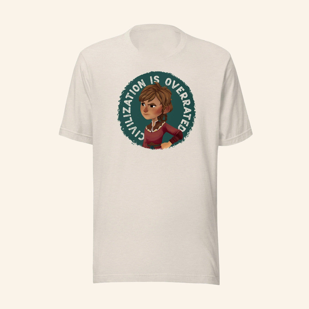 Angel Merch The Wingfeather Saga Civilization Is Overrated T-Shirt Gifts For Her - Gypsysystersgift