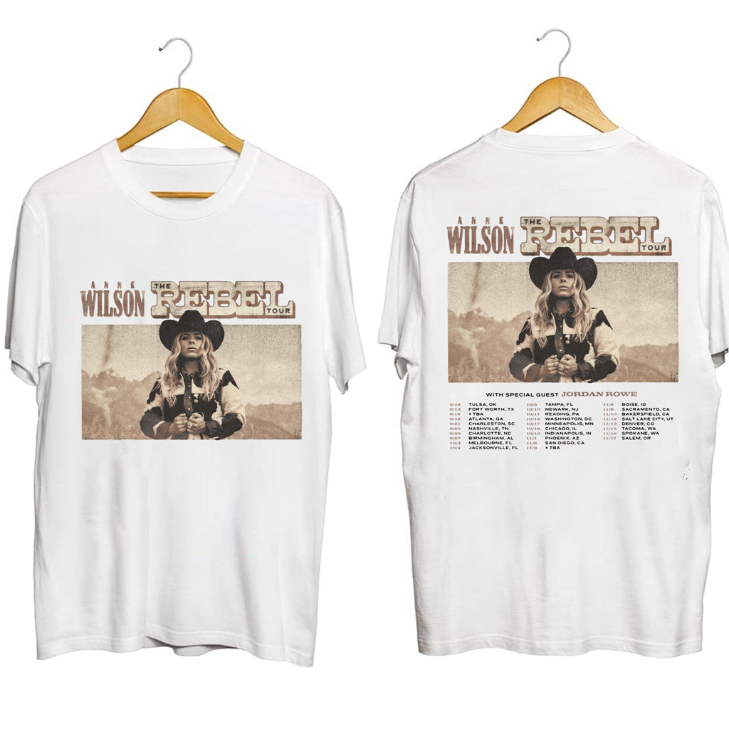 Anne Wilson The Rebel Tour Shirt Anne Wilson Merch Gifts For Music Fans - Gypsysystersgift