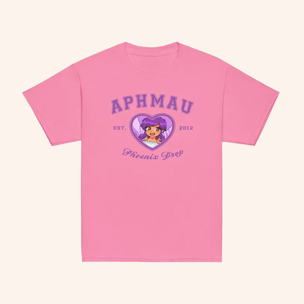 Aphmauverse Merch Aphmau Phoenix Drop Varsity T-Shirt Valentines Gifts For Her - GypsysystersGift