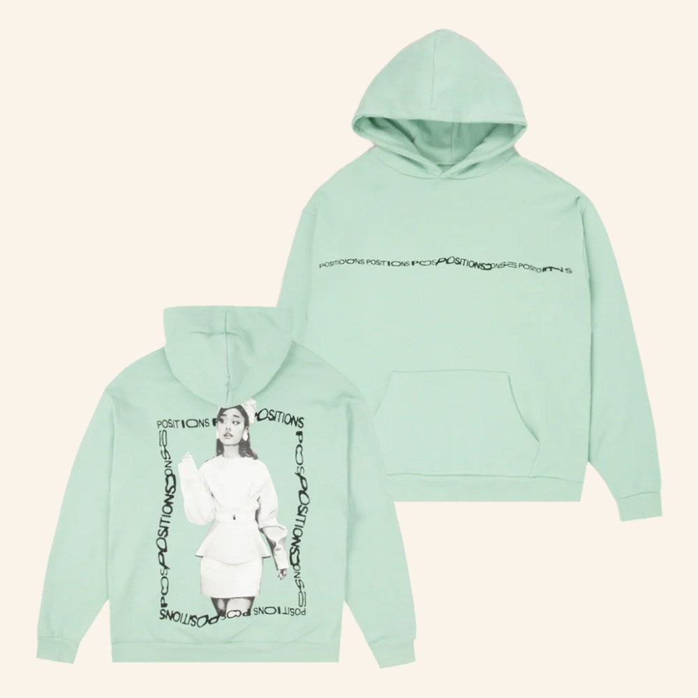 Ariana Grande Merch Positions Hoodie Music Lover Gift Ideas For Her - Gypsysystersgift