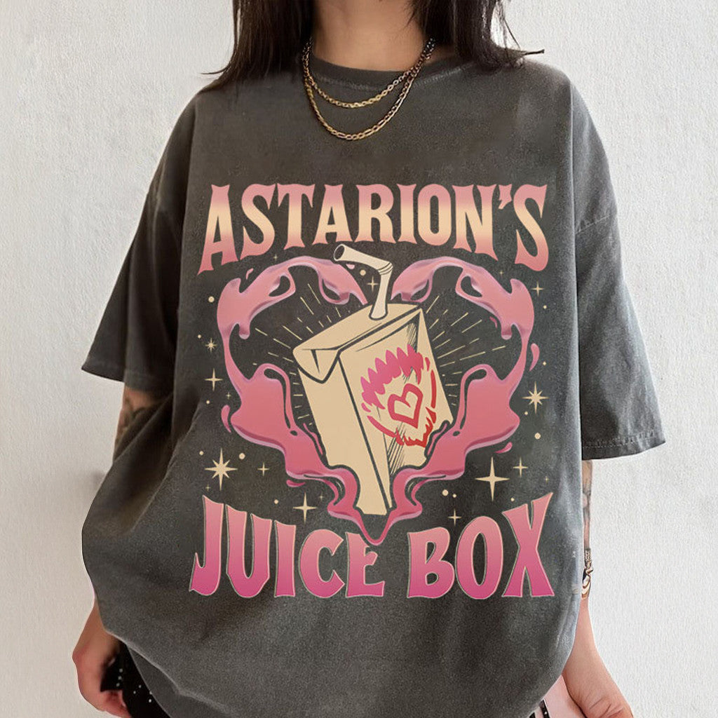 Astarion's Juice Box T-Shirt Baldur's Gate 3 Merch Best Gifts For Her - Gypsysystersgift