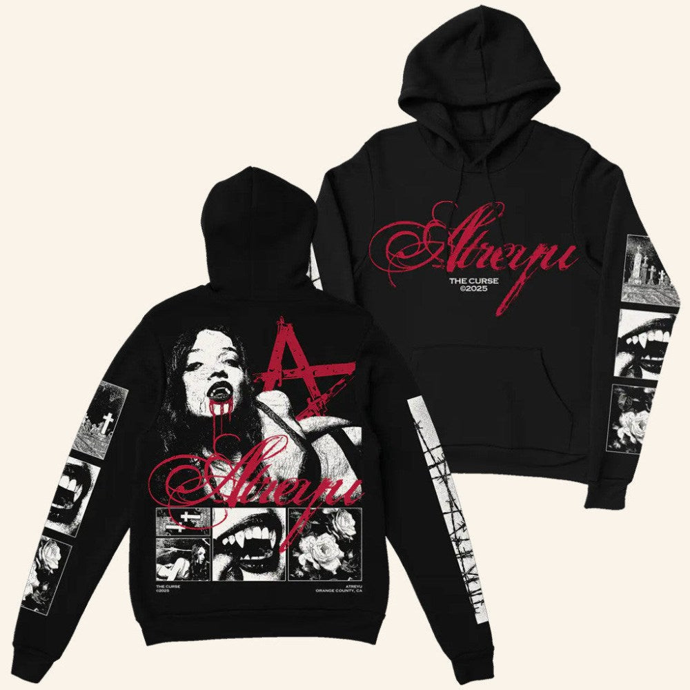Atreyu Merch The Curse 2025 Hoodie Gift Ideas For Husband - Gypsysystersgift