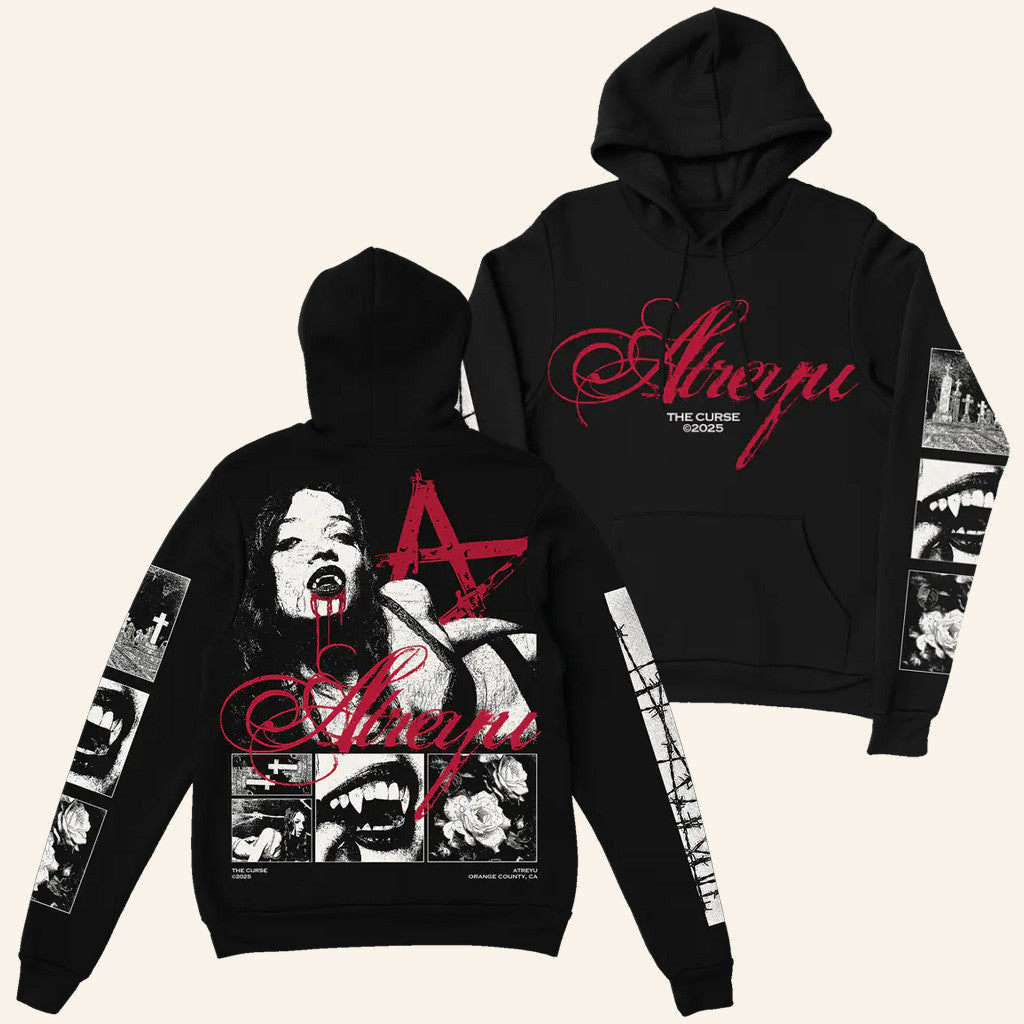 Atreyu Merch The Curse 2025 Hoodie Gift Ideas For Husband - Gypsysystersgift
