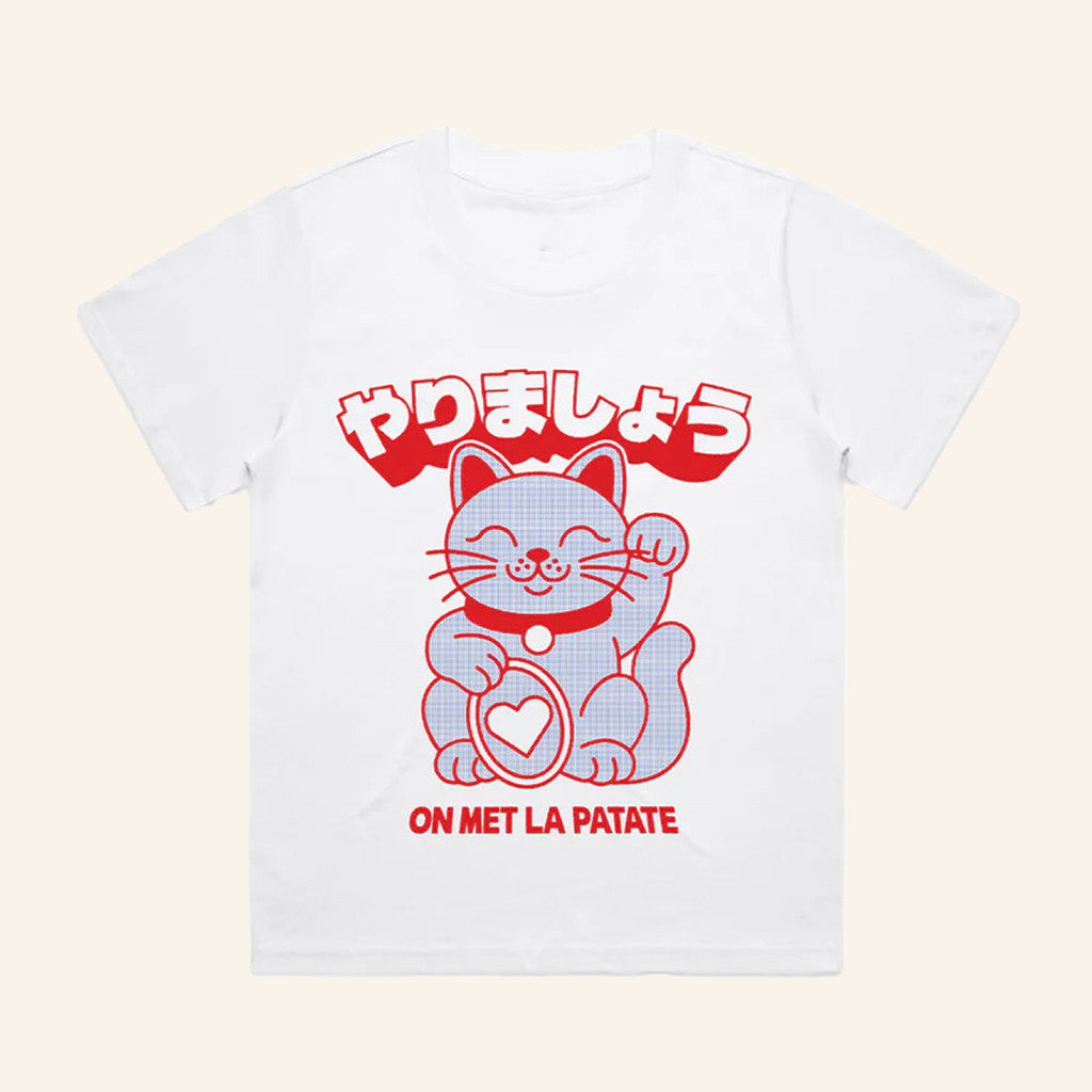Average Rob Merch Lucky Cat On Met La Patate Shirt Gifts For Best Friends - Gypsysystersgift