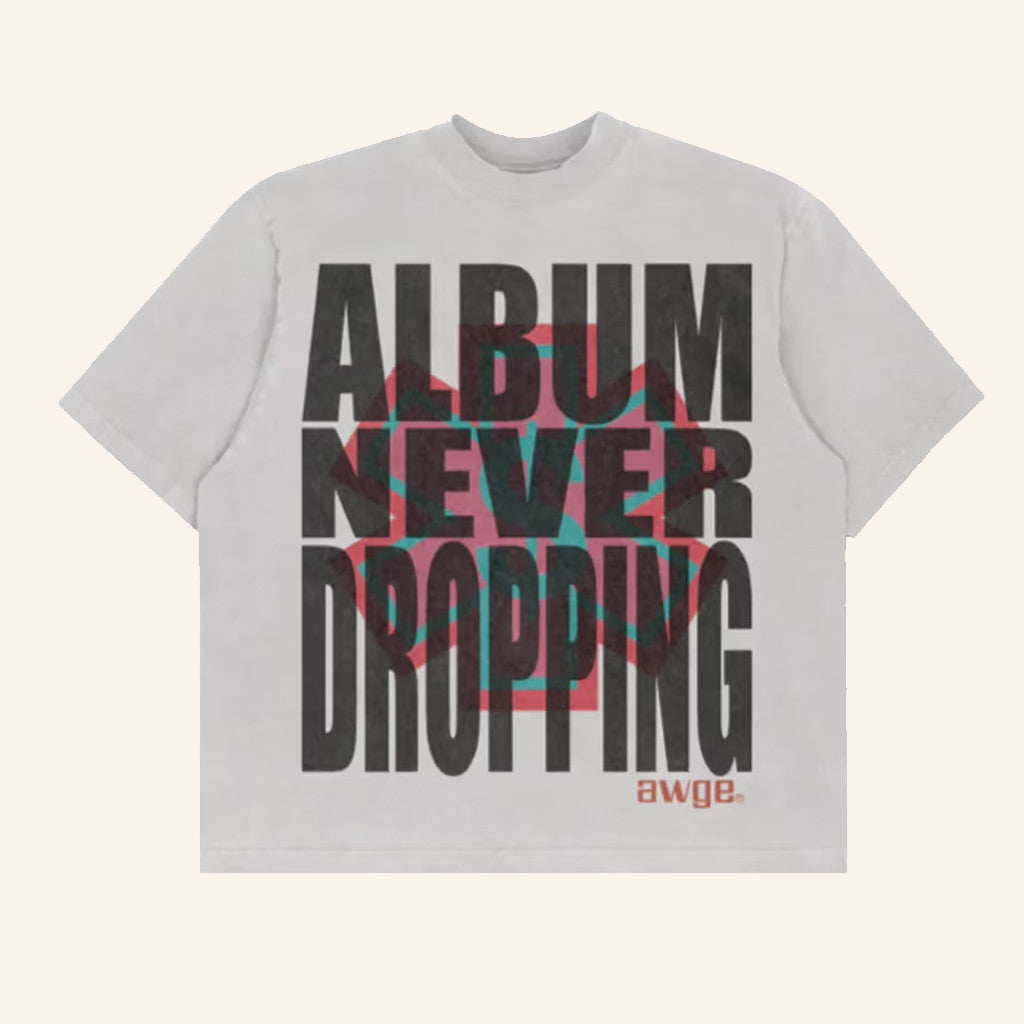 AWGE Merch Asap Rocky Camp Flog Gnaw Album Never Dropping T-Shirt Xmas Gifts For Him - Gypsysystersgift