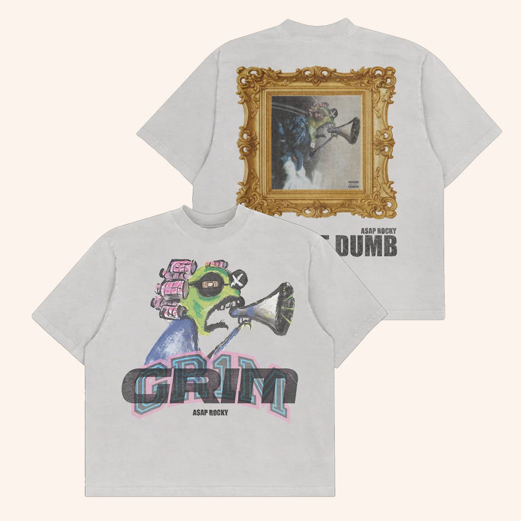 AWGE Merch ASAP Rocky Gr1m T-Shirt ASAP Rocky Merch Gifts For Rapper Fans - GypsysystersGift
