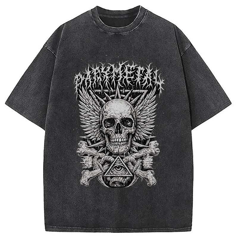 BABYMETAL Crossbone Washed T-Shirt Everyday Comfort Graphic Shirt Gifts For Him - Gypsysystersgift