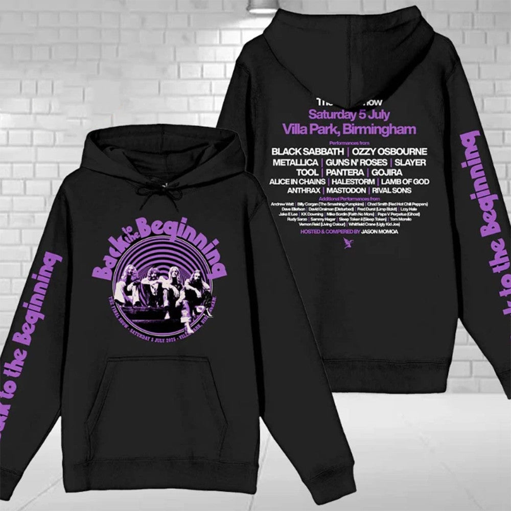Back To The Beginning 2025 Black Sabbath N Ozzy Osbourne Hoodie Ozzy Osbourne Merch Him Gifts - Gypsysystersgift