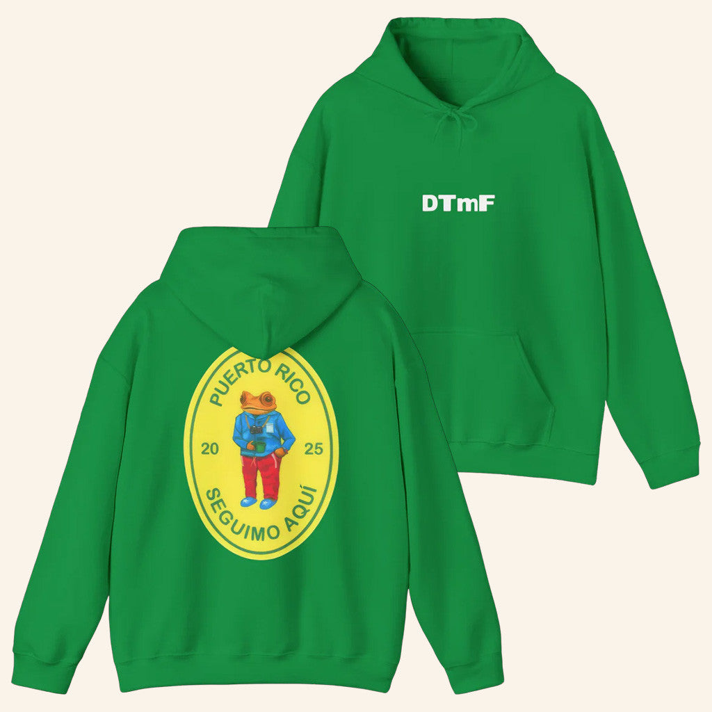 Bad Bunny Merch Green Concho Hoodie DTMF Merch Christmas Gifts For Him - Gypsysystersgift