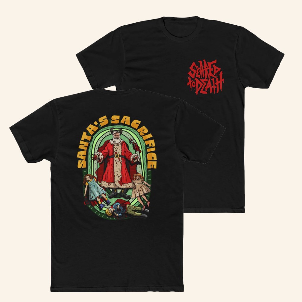 Bad Magic Productions Merch Santa's Sacrifice T-Shirt Xmas Gifts For Him - Gypsysystersgift